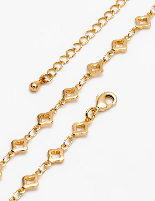 Gold Clover Bracelet