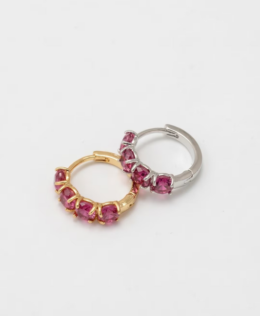 Pink Glass Huggies