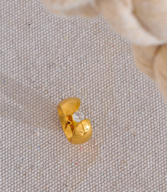 Thick Zircon Ring