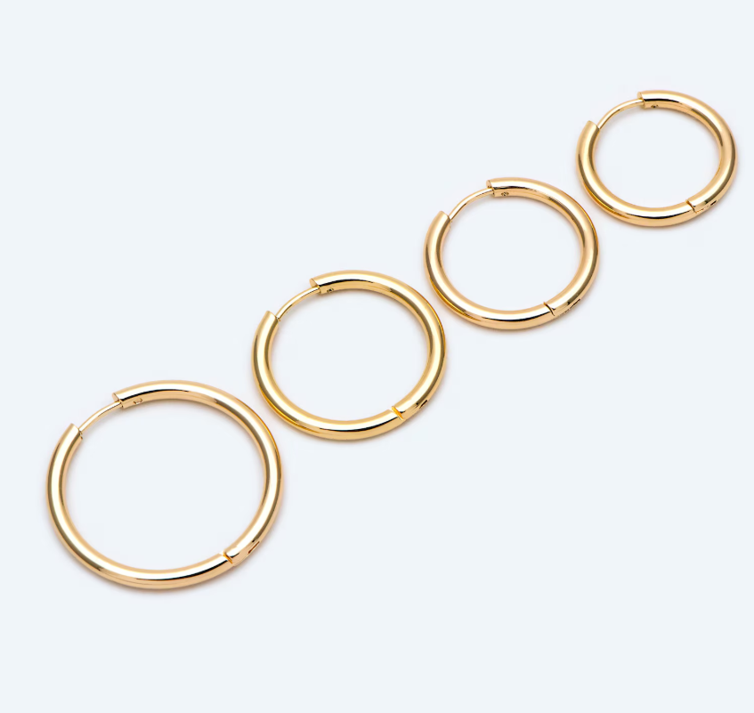 Simple Gold Huggies V2