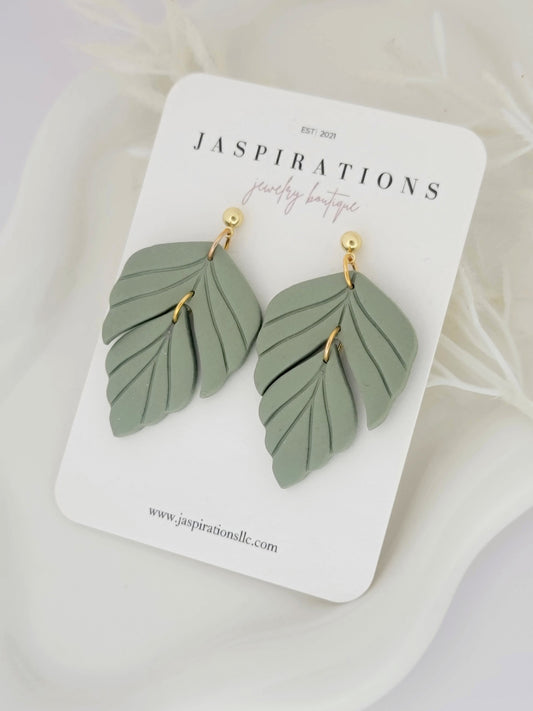 Green Leaf Dangles