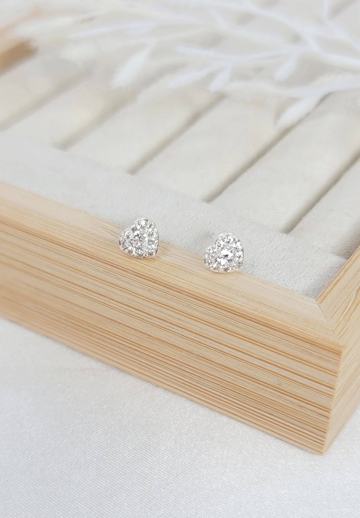 Silver CZ Heart