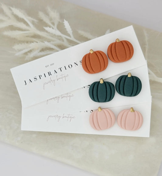 Mini Pumpkin Studs