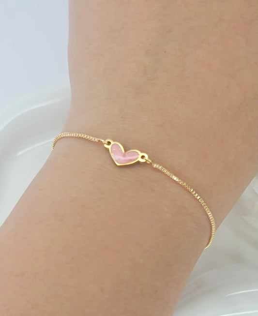 Blush Pink Adjustable Bracelet