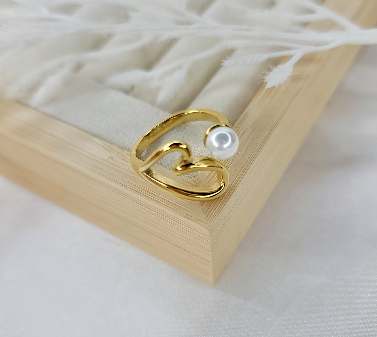 Heart of Pearl Ring