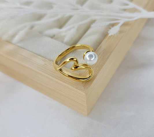 Heart of Pearl Ring
