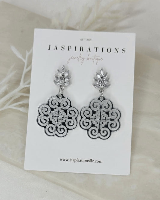 Silver Acrylic Hmong Heritage