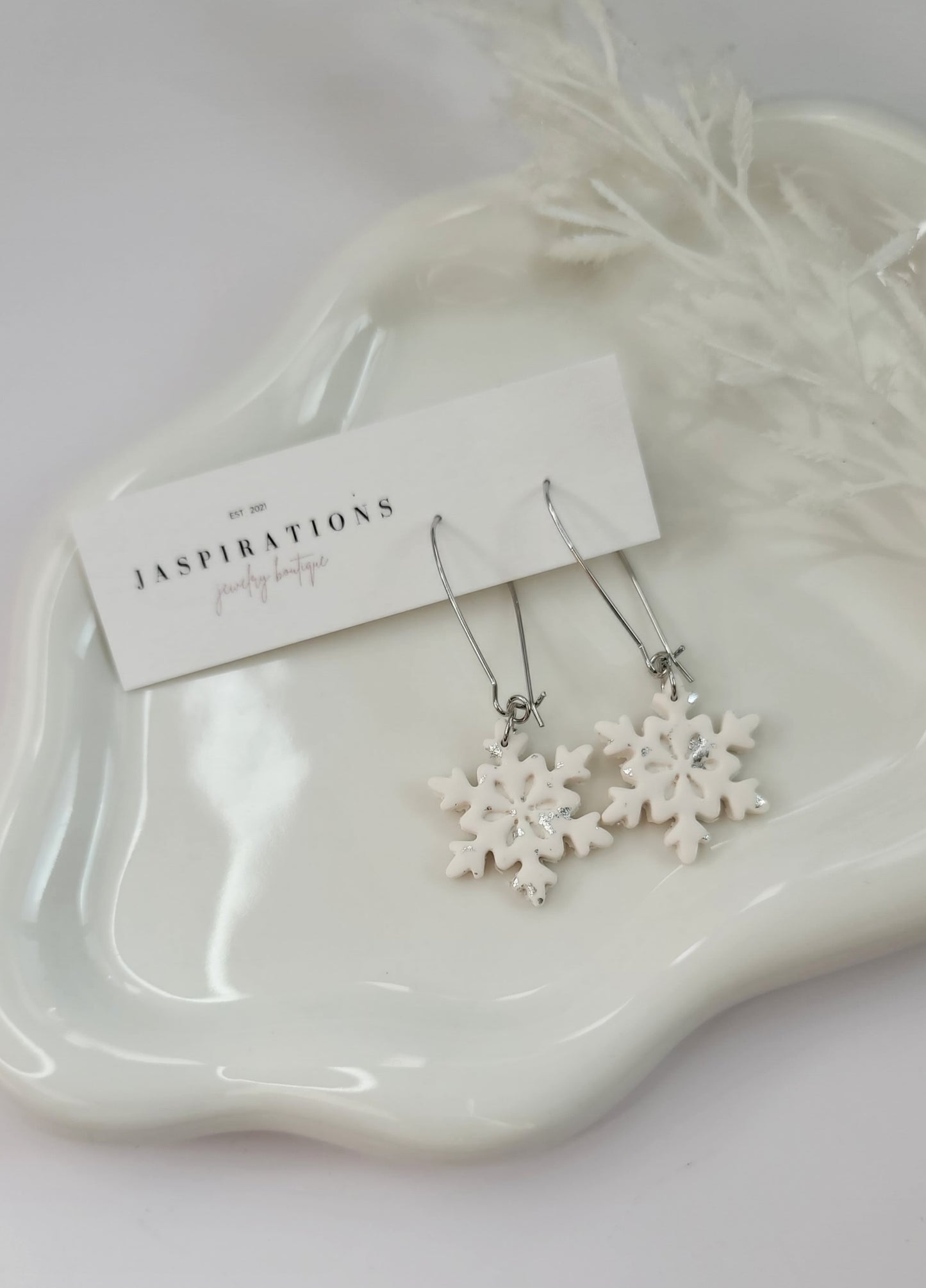 White Snowflake K-Hoop