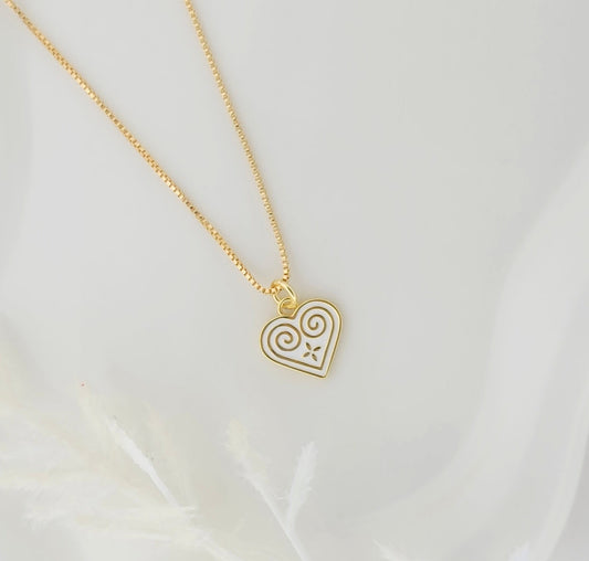 Hmong Heart Necklace
