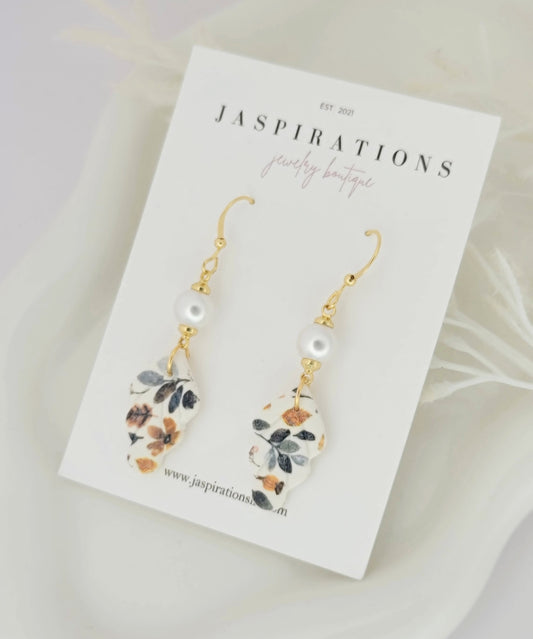Fall Pearl Dangles