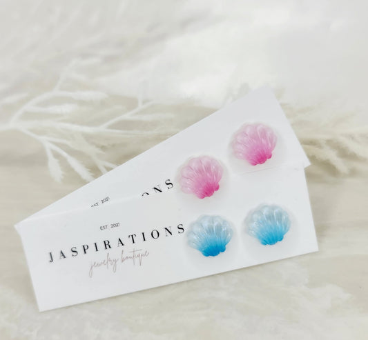 Sea Shell Studs