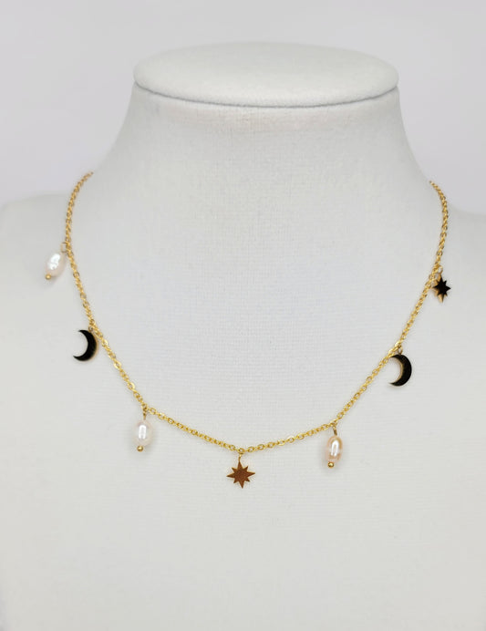 Celestial Pearl Necklace