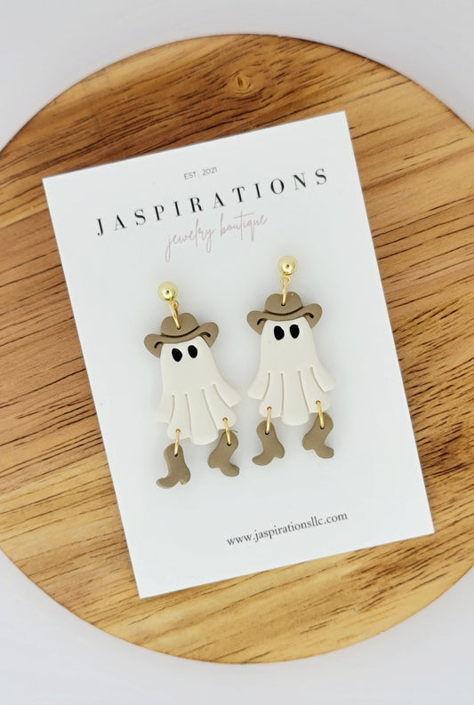 Dancing Ghost Studs