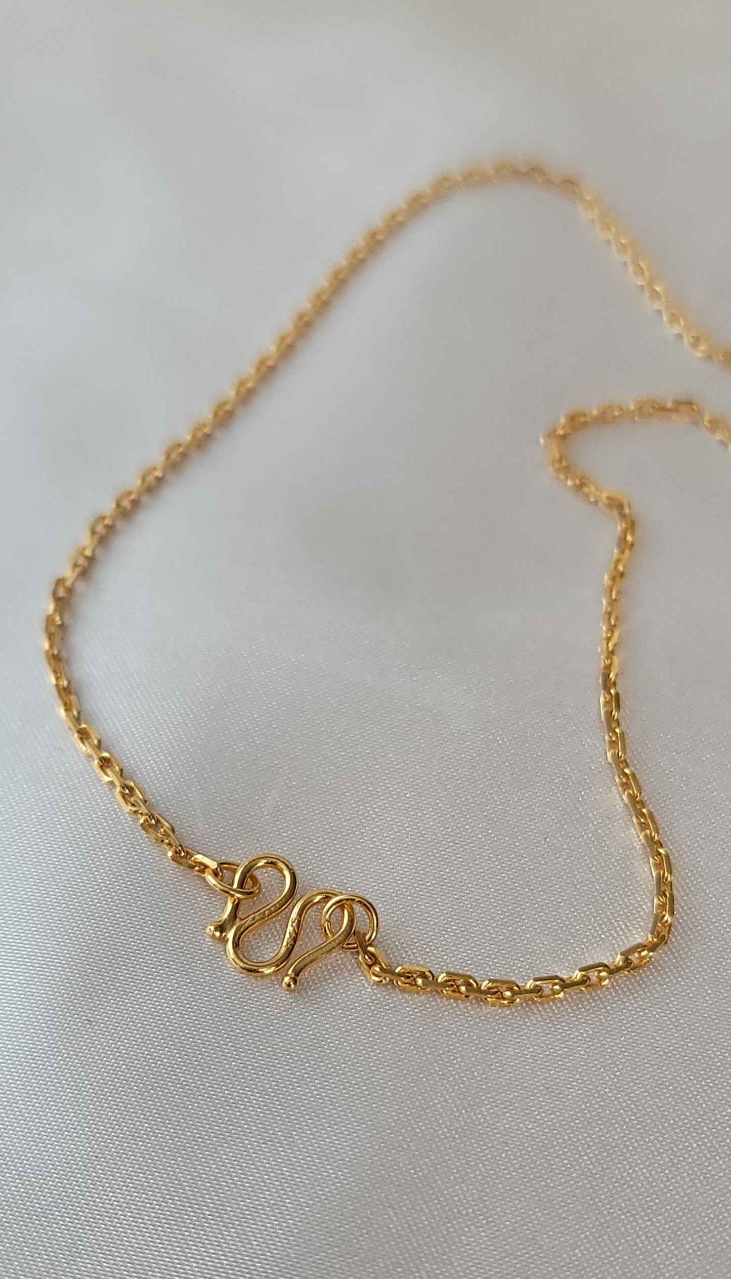 22k Gold Plated Cross Chain